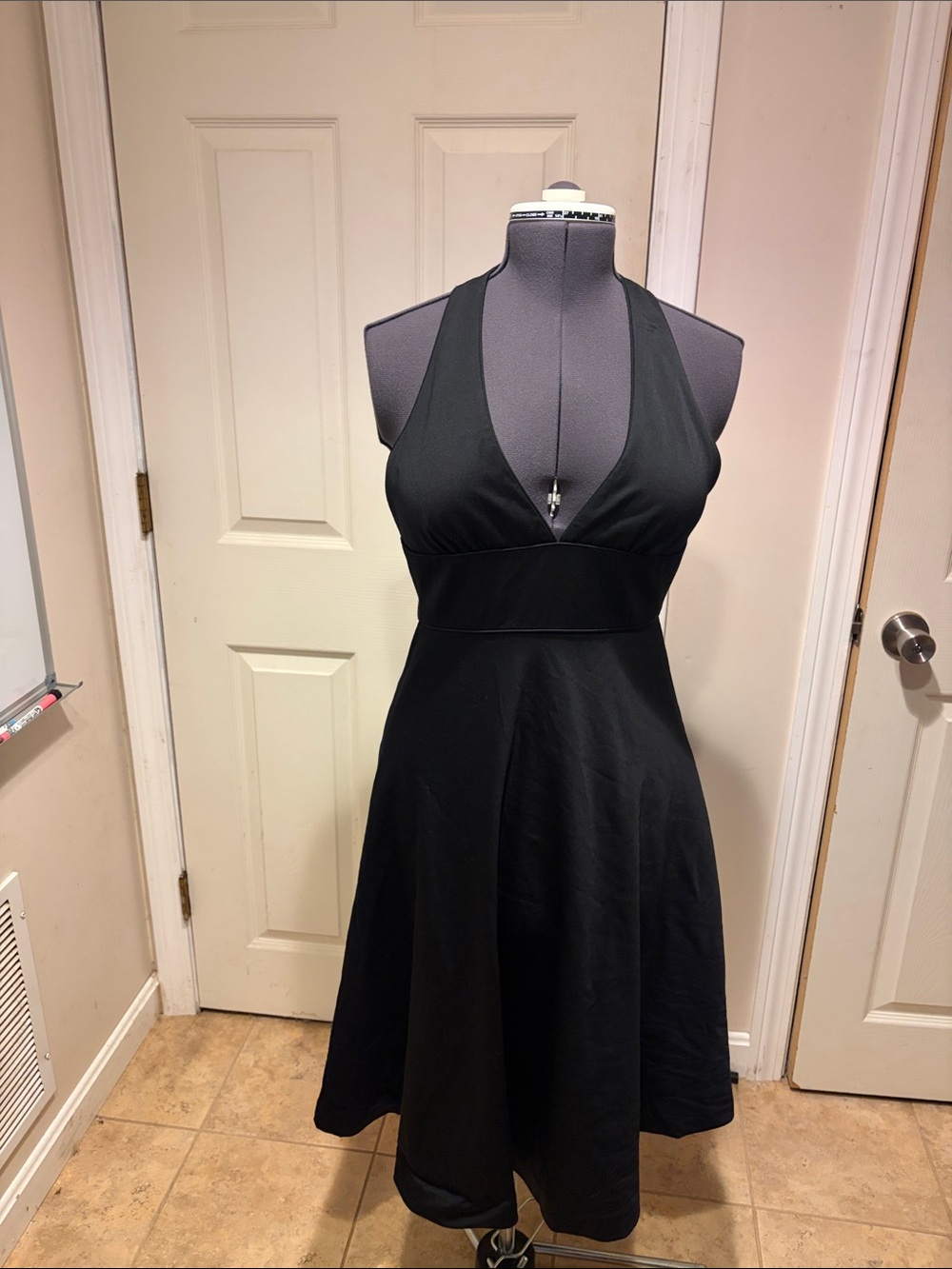 J. Crew Wool Halter Midi Dress in Black 2 *Call Out